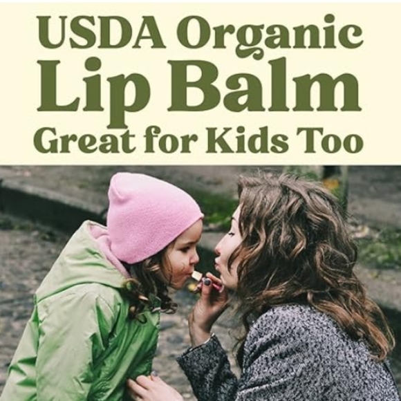 6 Pack Organic Best Lip Balm Repair Chapstick for Dry Cracked Lips - Picture 5 of 5